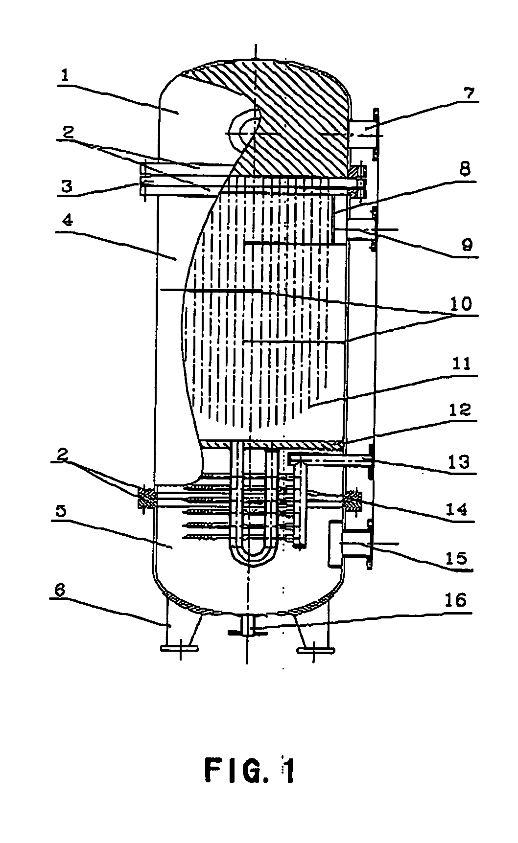 Complex flow-path heat exchanger having U-shaped tube and cantilever combined coil