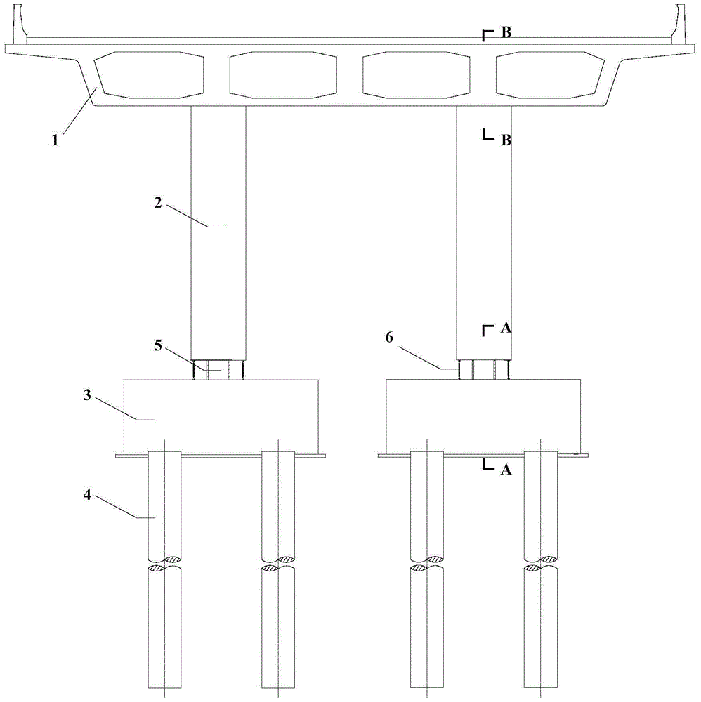 Structural system of double-column rocking seismically isolated pier