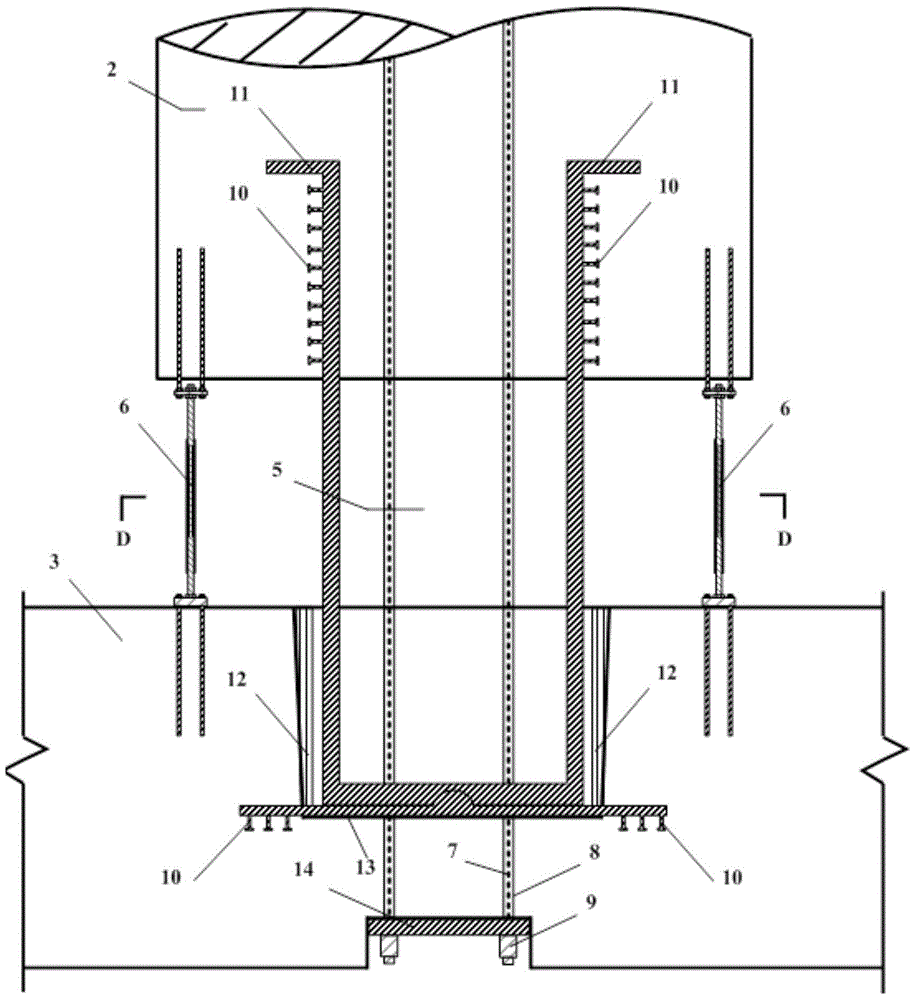 Structural system of double-column rocking seismically isolated pier