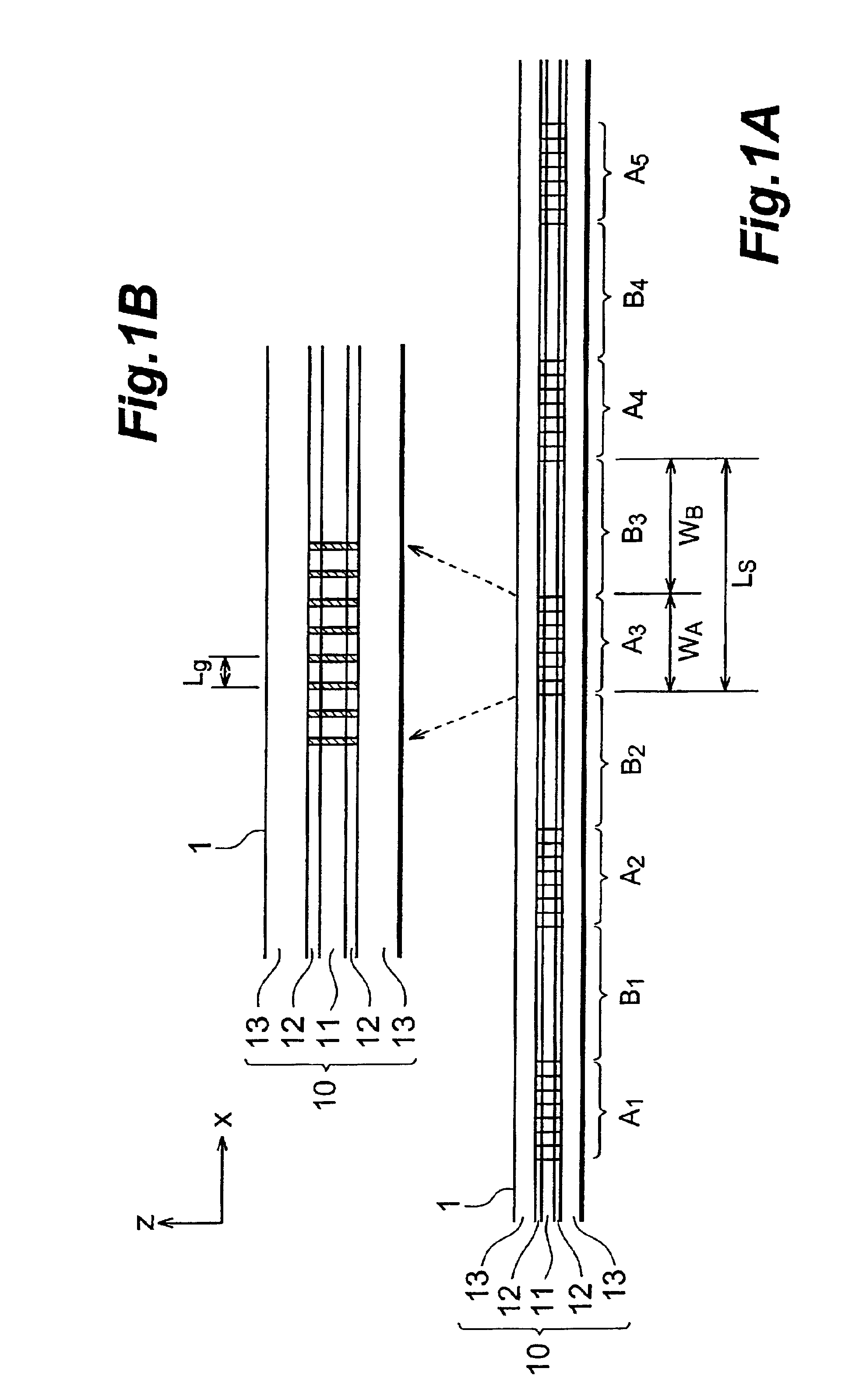 Diffraction grating device