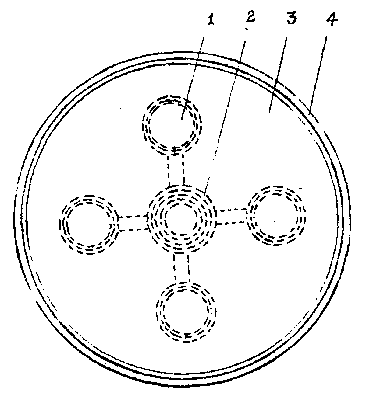 Rotary type flowerpot tray