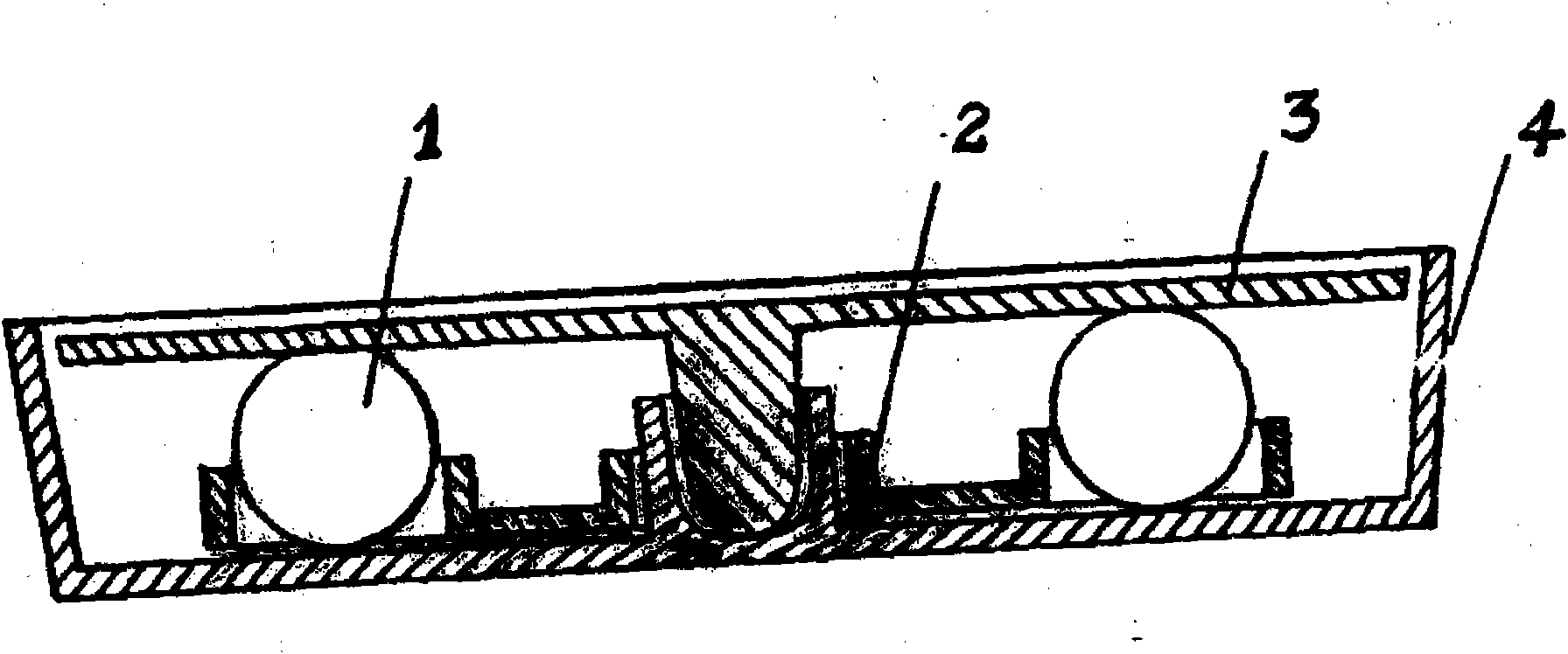 Rotary type flowerpot tray