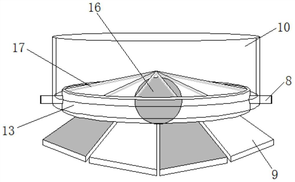 Auxiliary device for preventing broken thread ends or decorations from being clamped to curtain track during pulling