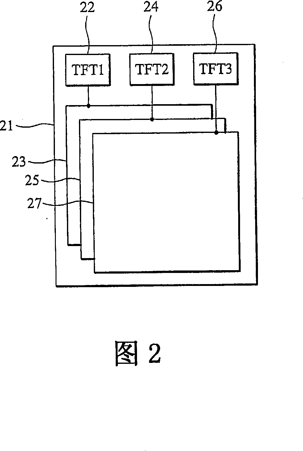 Positive type organic light emitting diode display