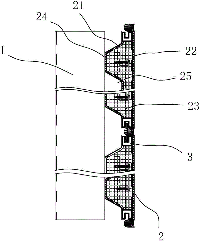 Component type insulation fireproof curtain wall structure