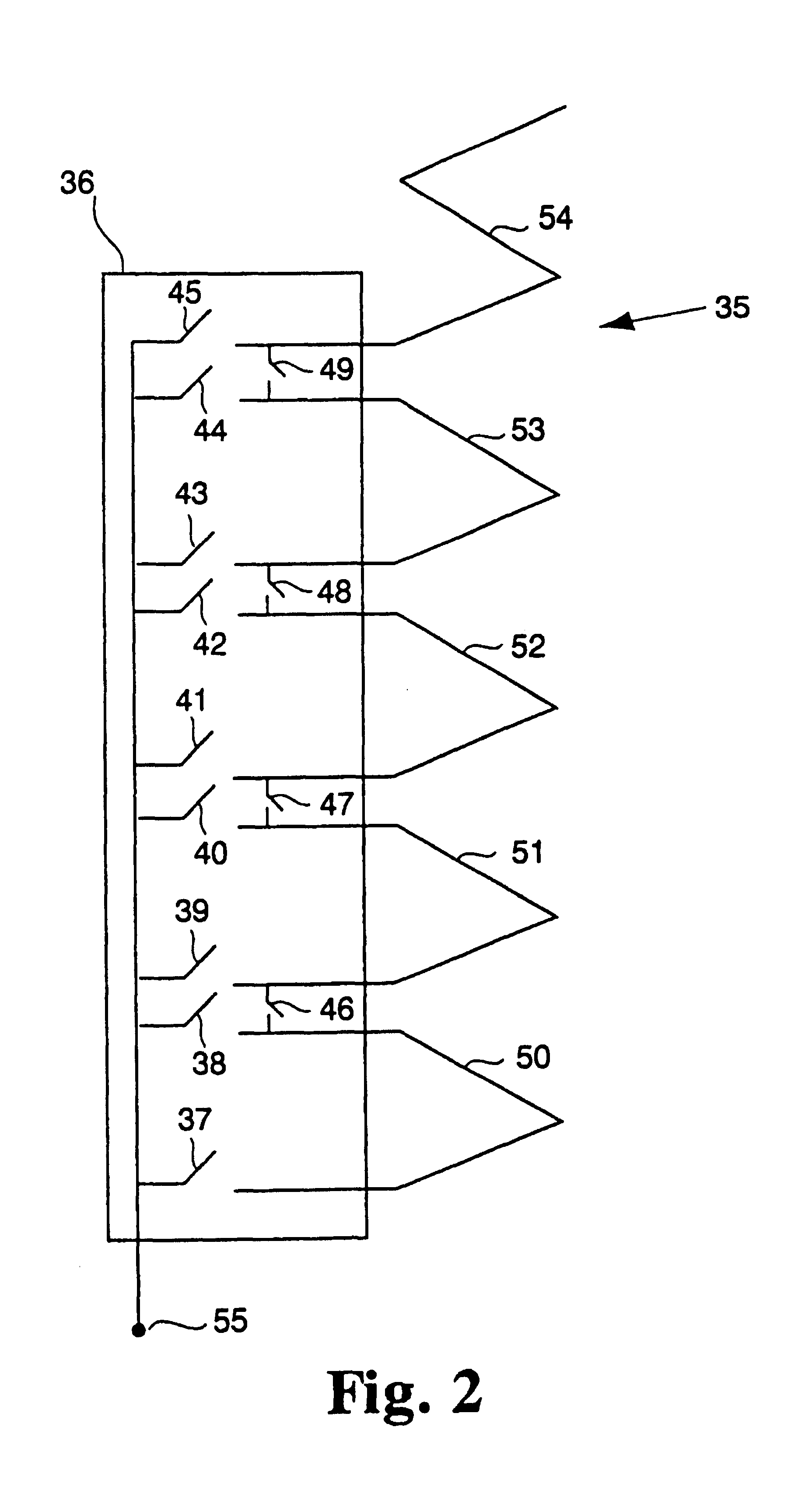 Antenna device and method for transmitting and receiving radio waves