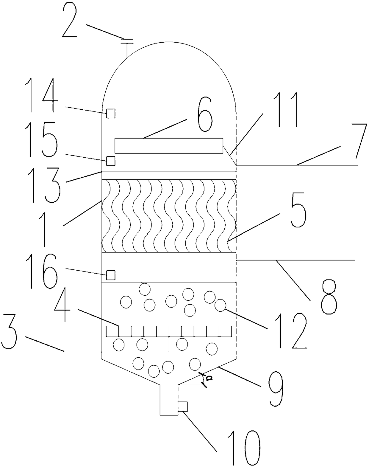 High-efficiency filter device and wastewater treatment method for beneficiation wastewater treatment