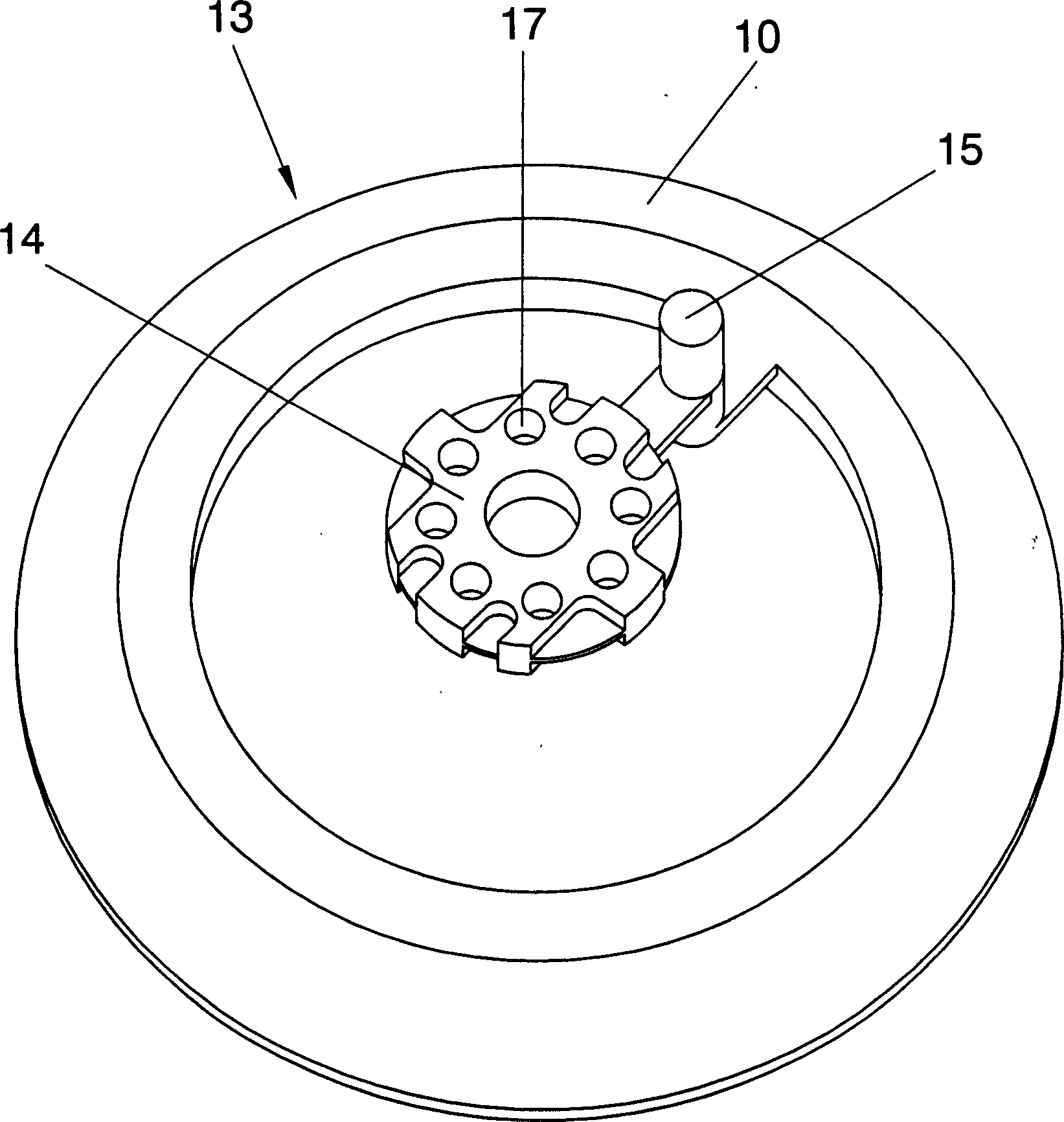 Connection part between a panel and a support