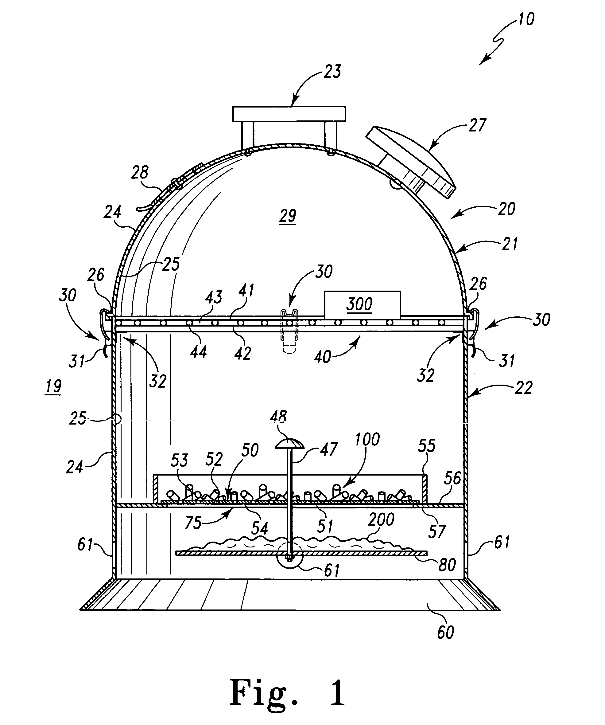 Pellet-fired BBQ