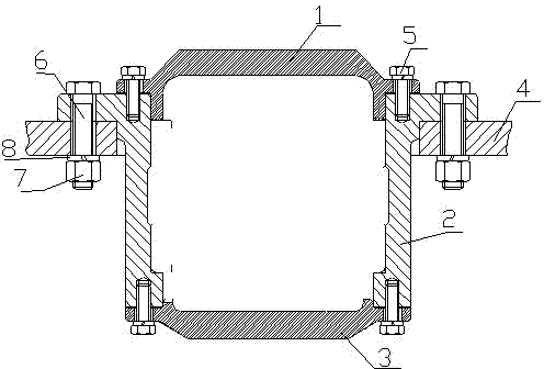 Stop washer on bearing box