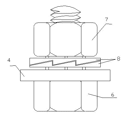 Stop washer on bearing box