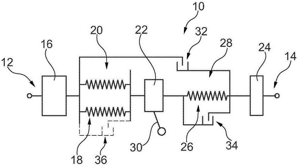 Damper device for a vehicle and method for designing a damper device