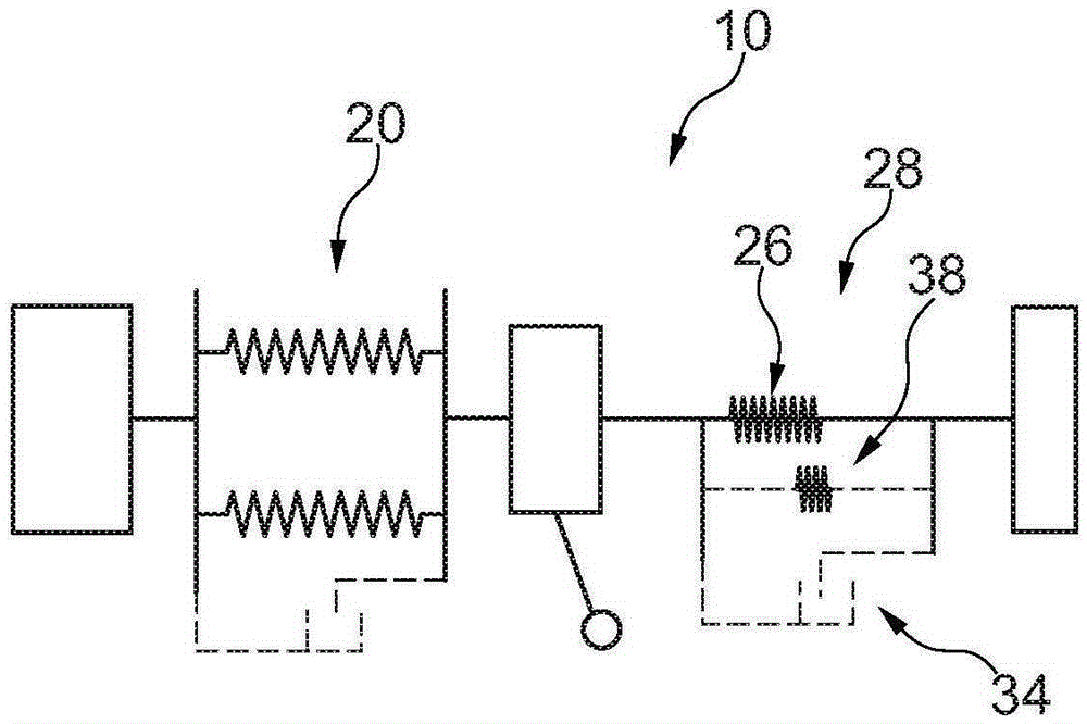 Damper device for a vehicle and method for designing a damper device