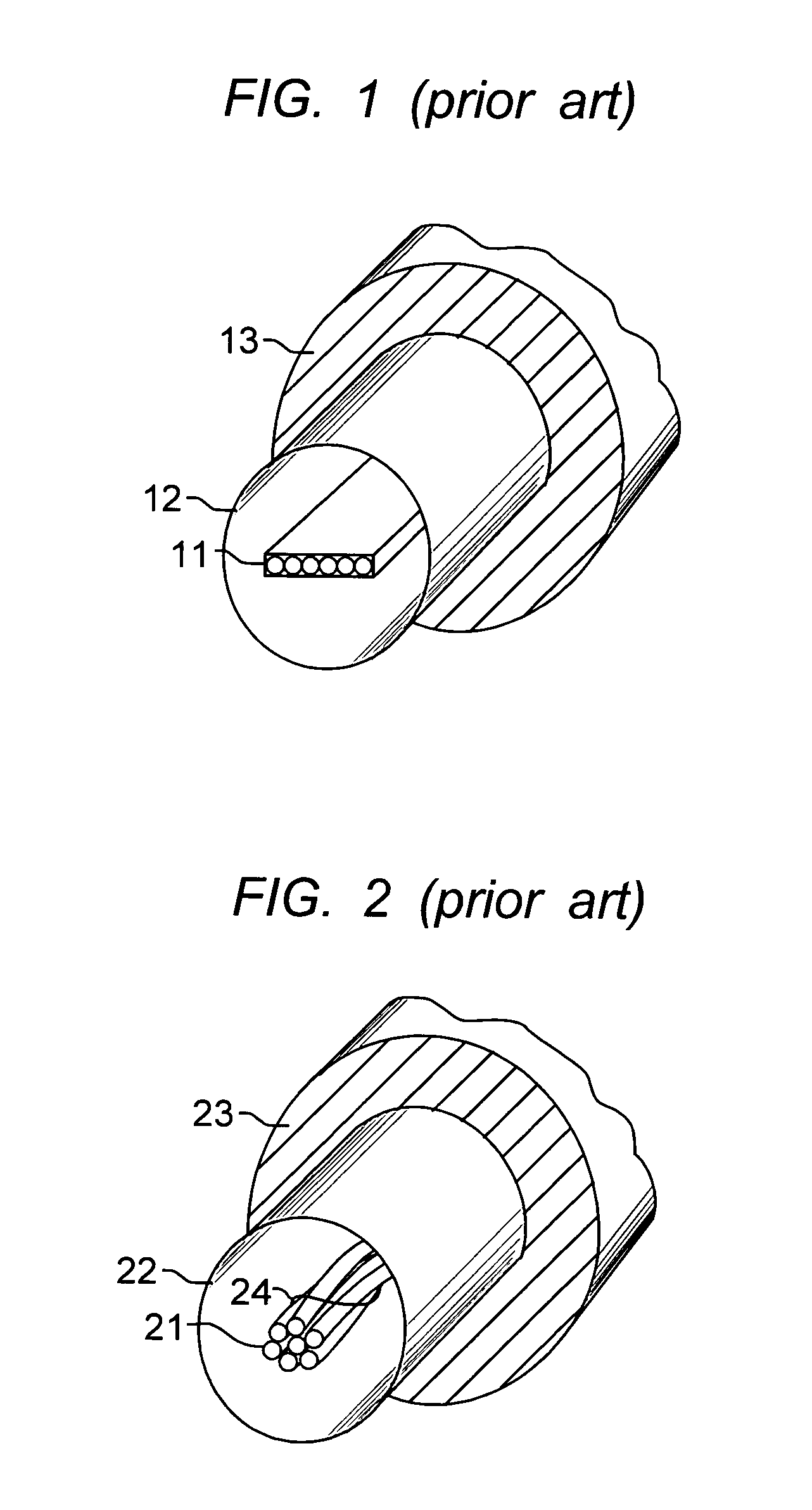 Optical fiber cables