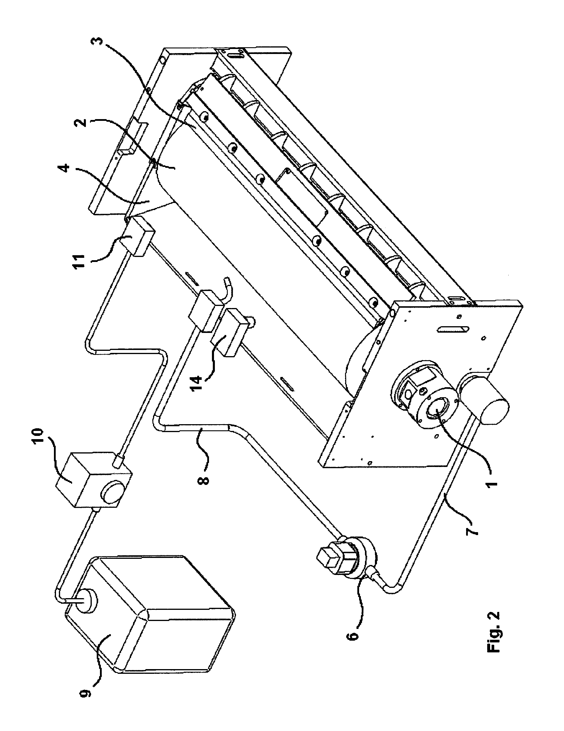 Apparatus for Producing Flake Ice and Method for Cleaning, Descaling and/or Disinfecting an Apparatus for Producing Flake Ice