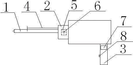 Electric drill with accurately locating function