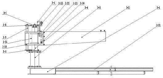 A barrel inner wall polishing machine