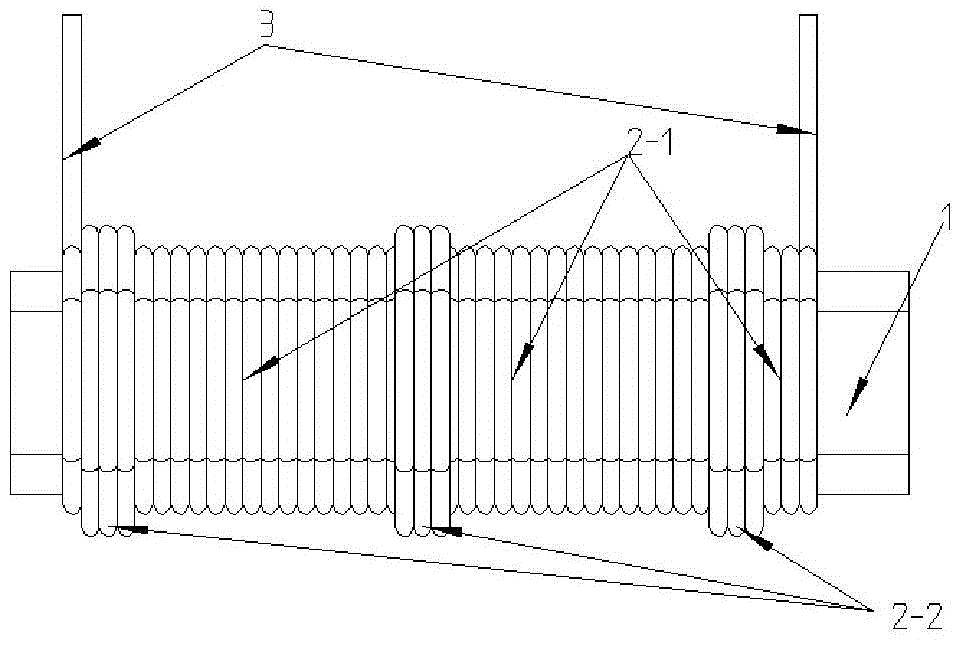 Centrally-distributed coreless winding