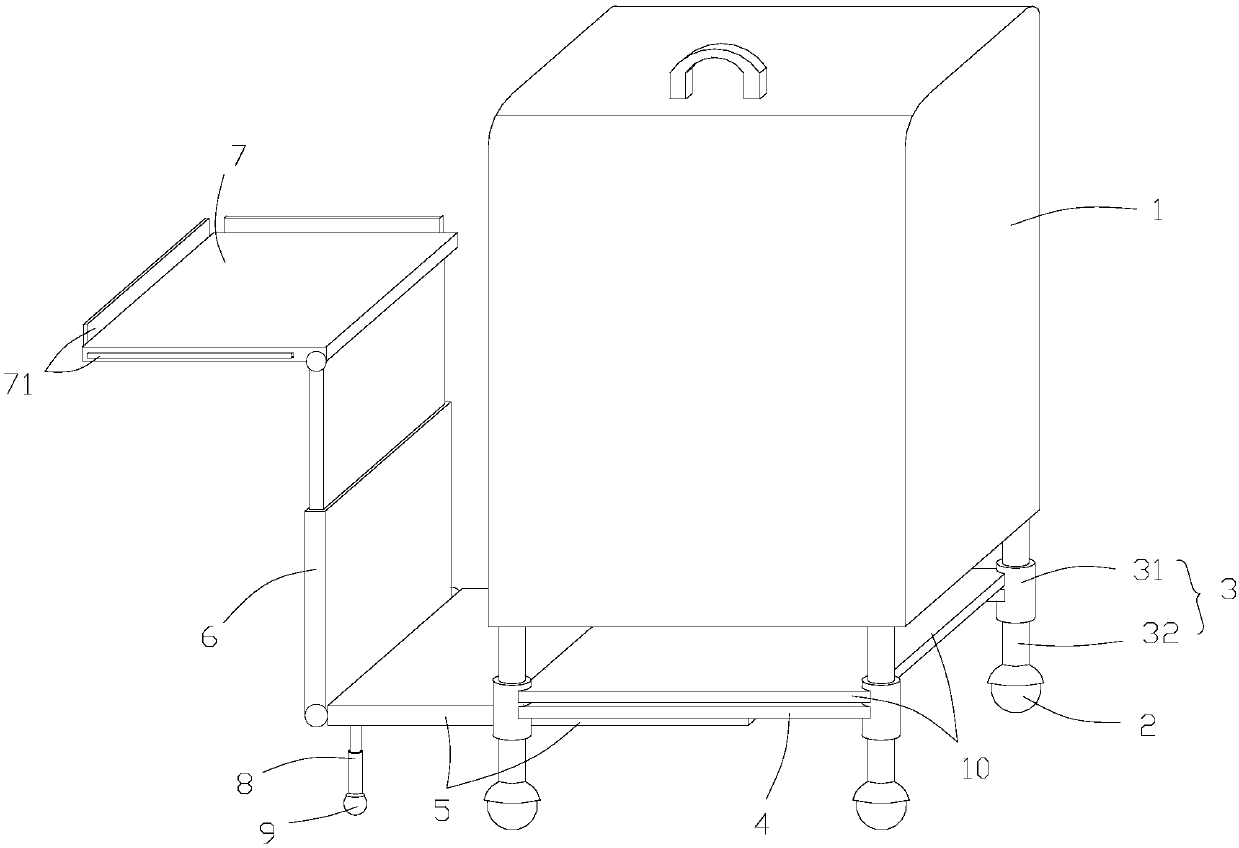 Luggage case with hidden table and chair