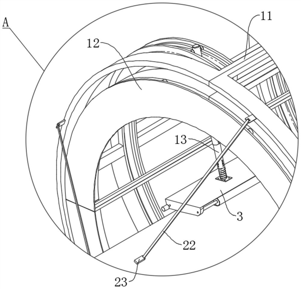 A pressure pipe weld seam grinding device