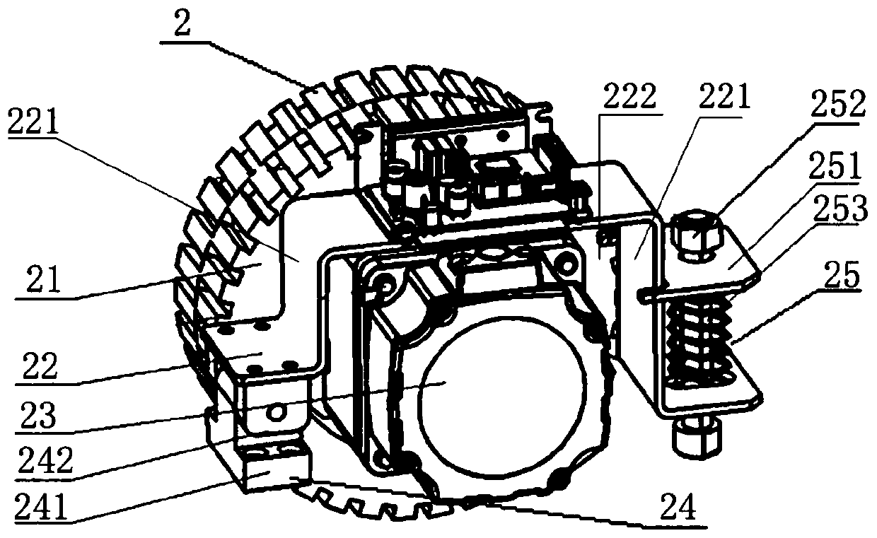 An agv chassis