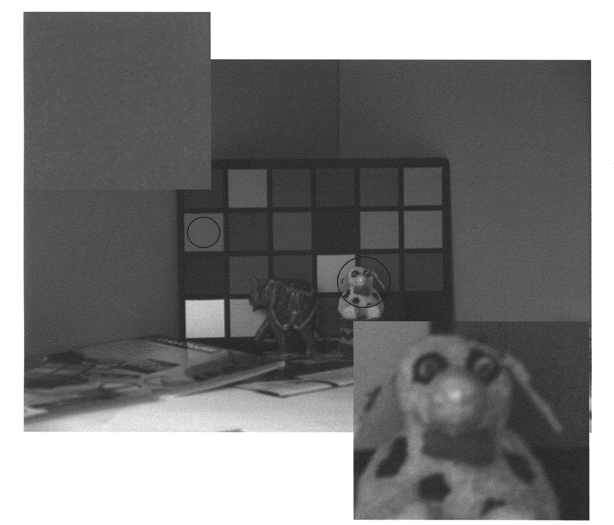 Method of merging images and relative method of generating an output image of enhanced quality