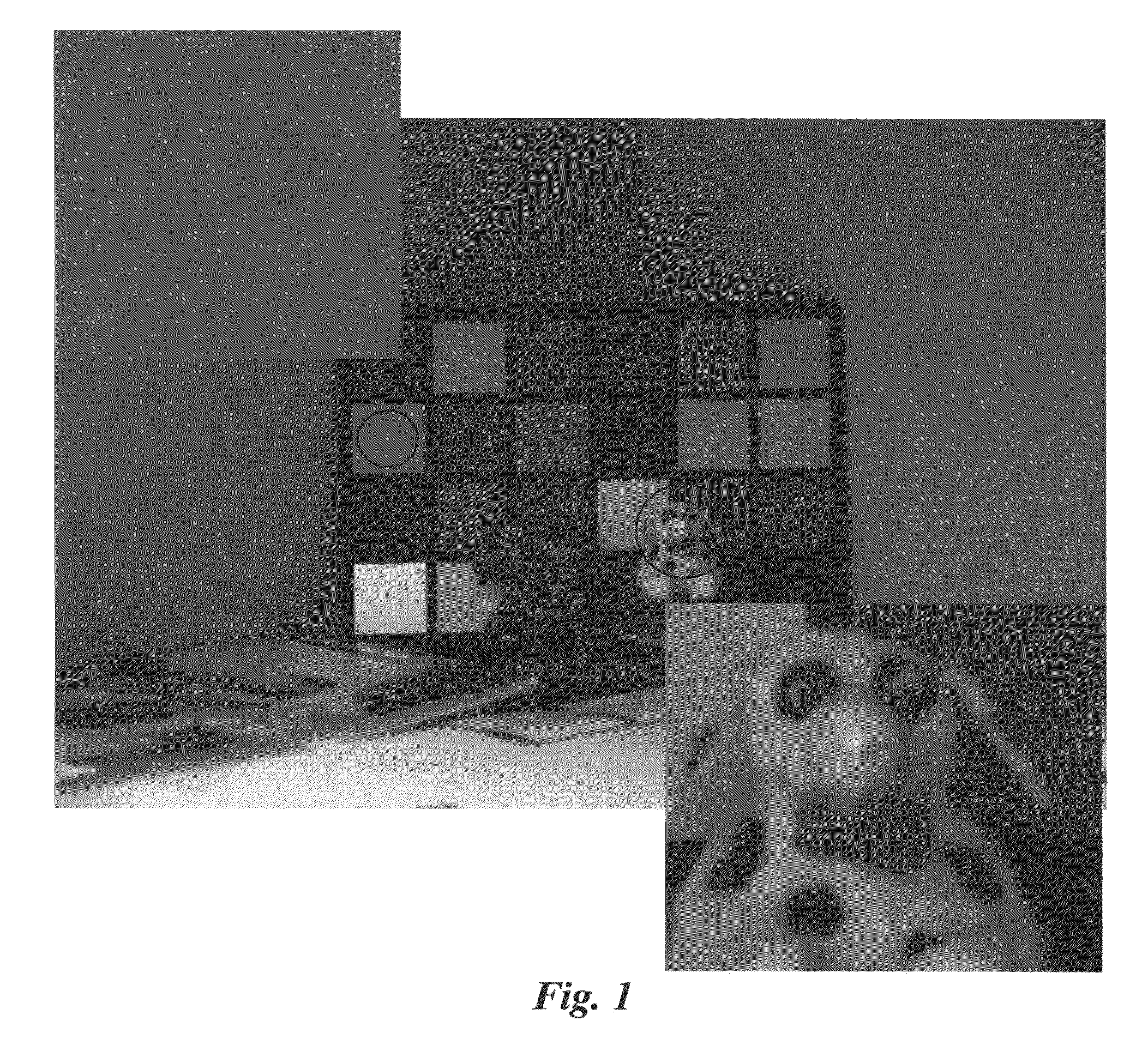 Method of merging images and relative method of generating an output image of enhanced quality