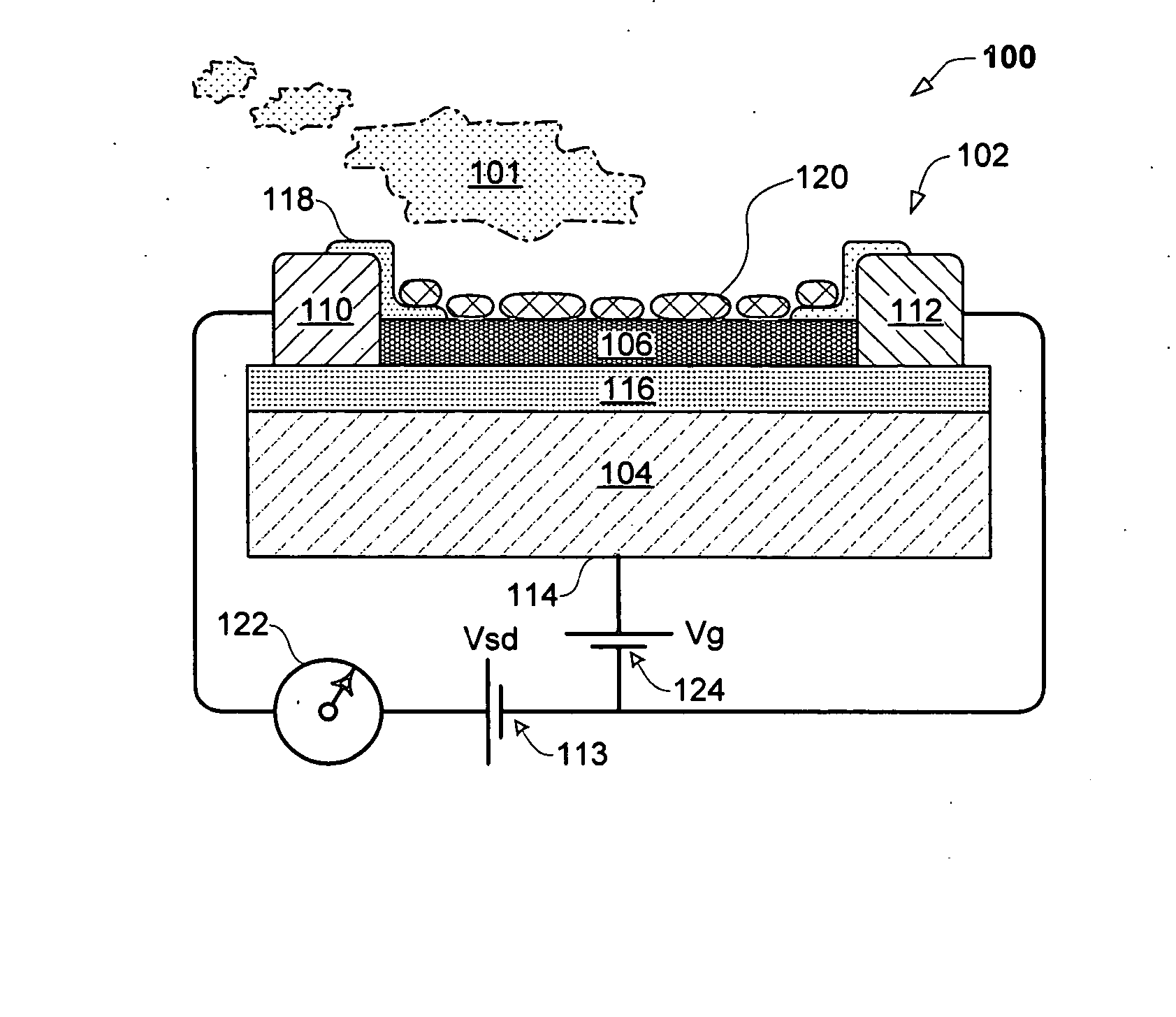 Ammonia nanosensors, and environmental control system