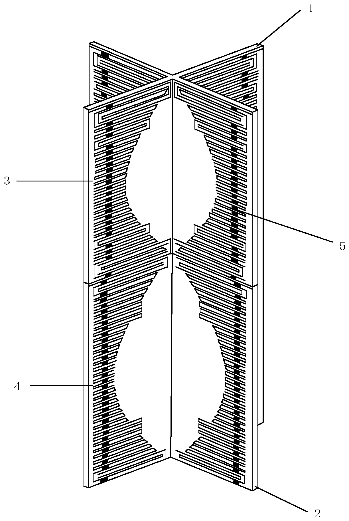 Spatial filter based on artificial surface plasmon