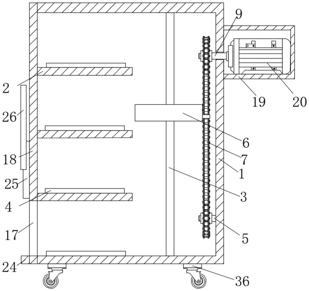 General laboratory electronic instrument storage cabinet