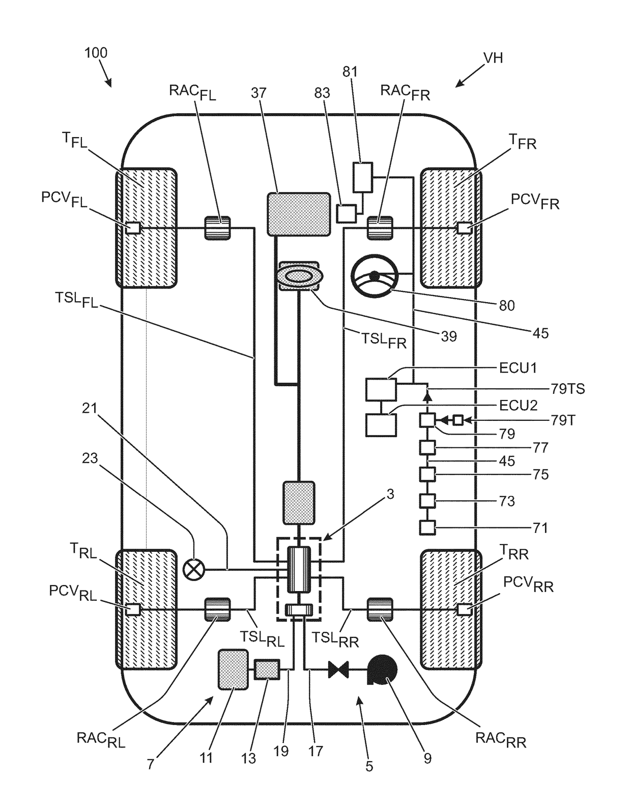 Control system, vehicle and method