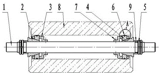 A special fixture for cylindrical processing of long cylindrical parts