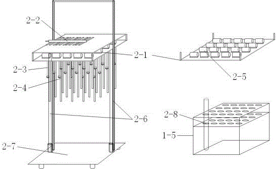 Batch transfer constant volume device of wet digestion type digestion solution and control module thereof