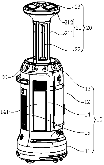 Disinfection robot and disinfection method of disinfection robot