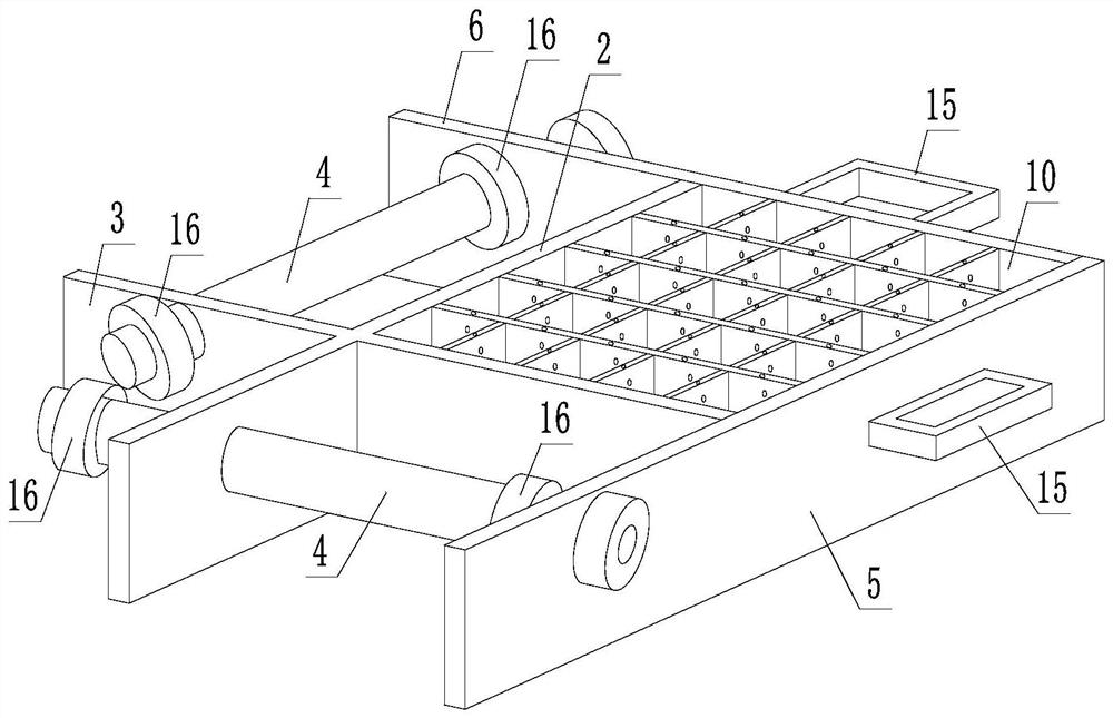 Novel ormosia hosiei seedling raising tray