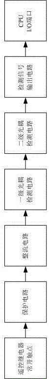 Remote control circuit detection circuit for negative control terminal