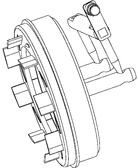 Exhaust gas turbocharger system with three-level adjustable nozzles