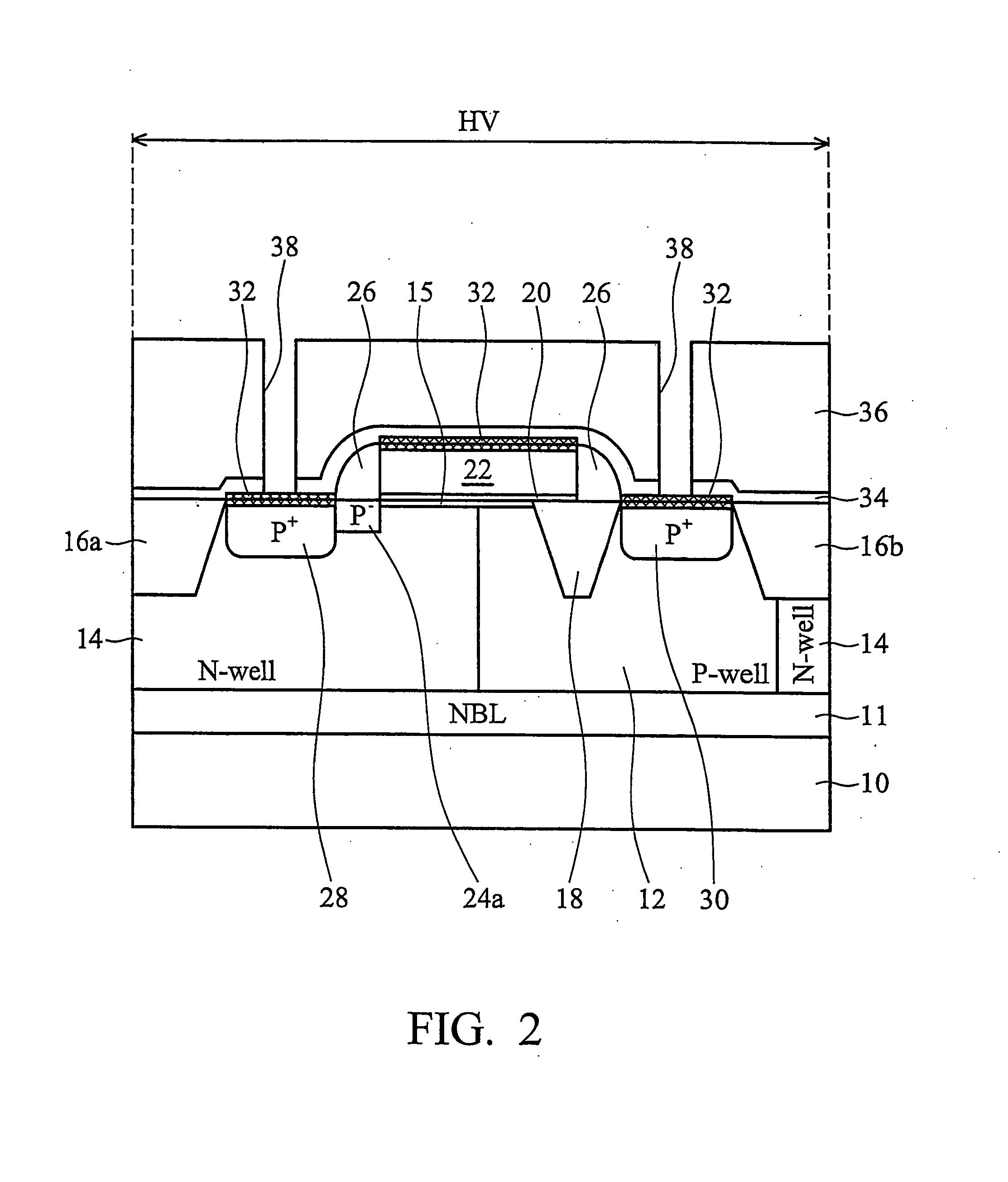 High-voltage transistor device having an interlayer dielectric etch stop layer for preventing leakage and improving breakdown voltage