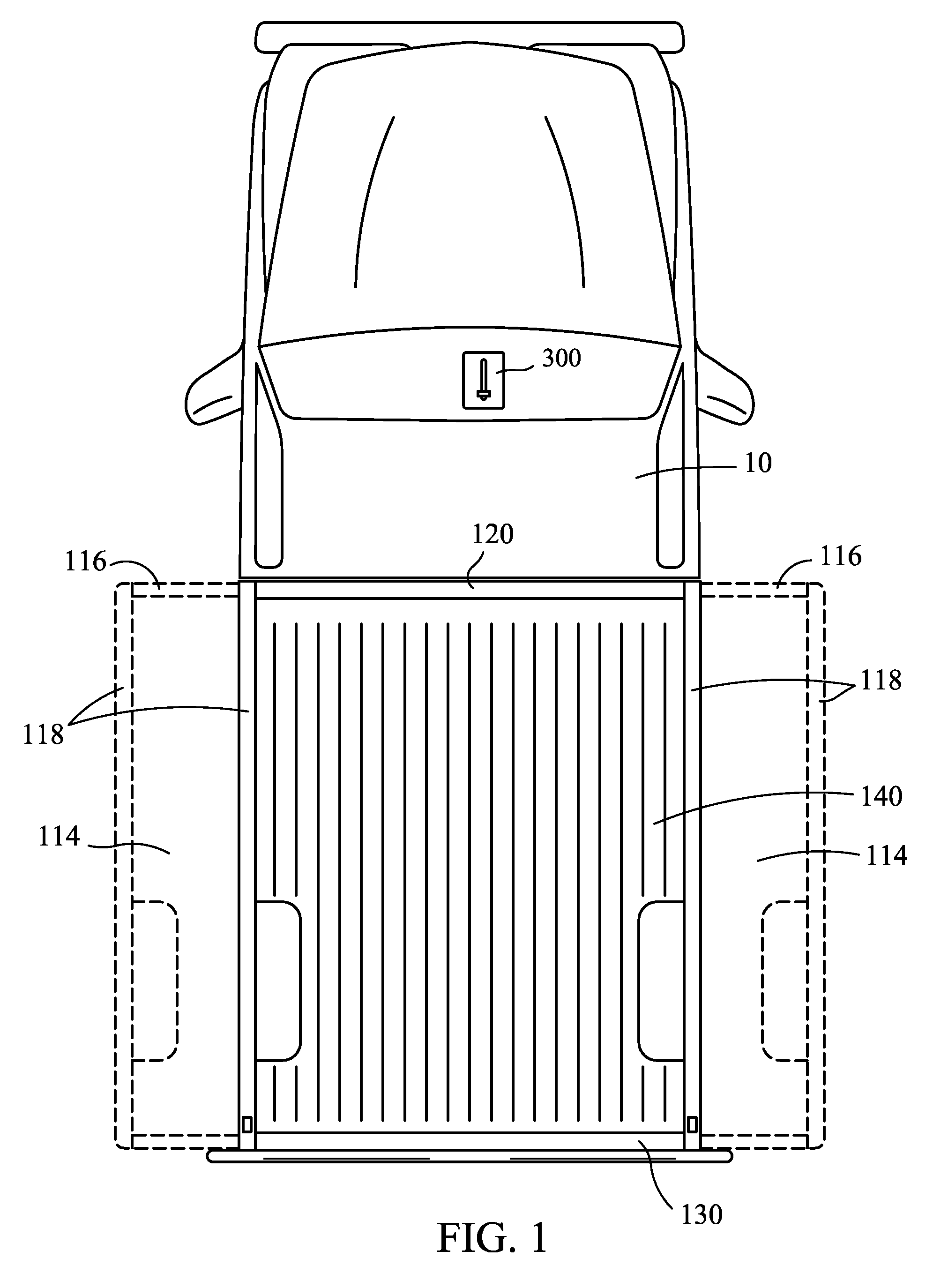 Expandable truck bed