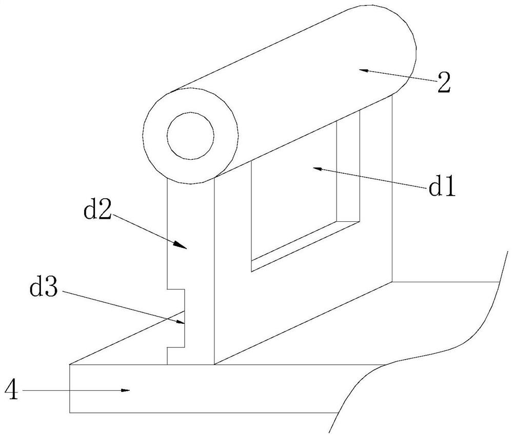 A bridge construction support bracket