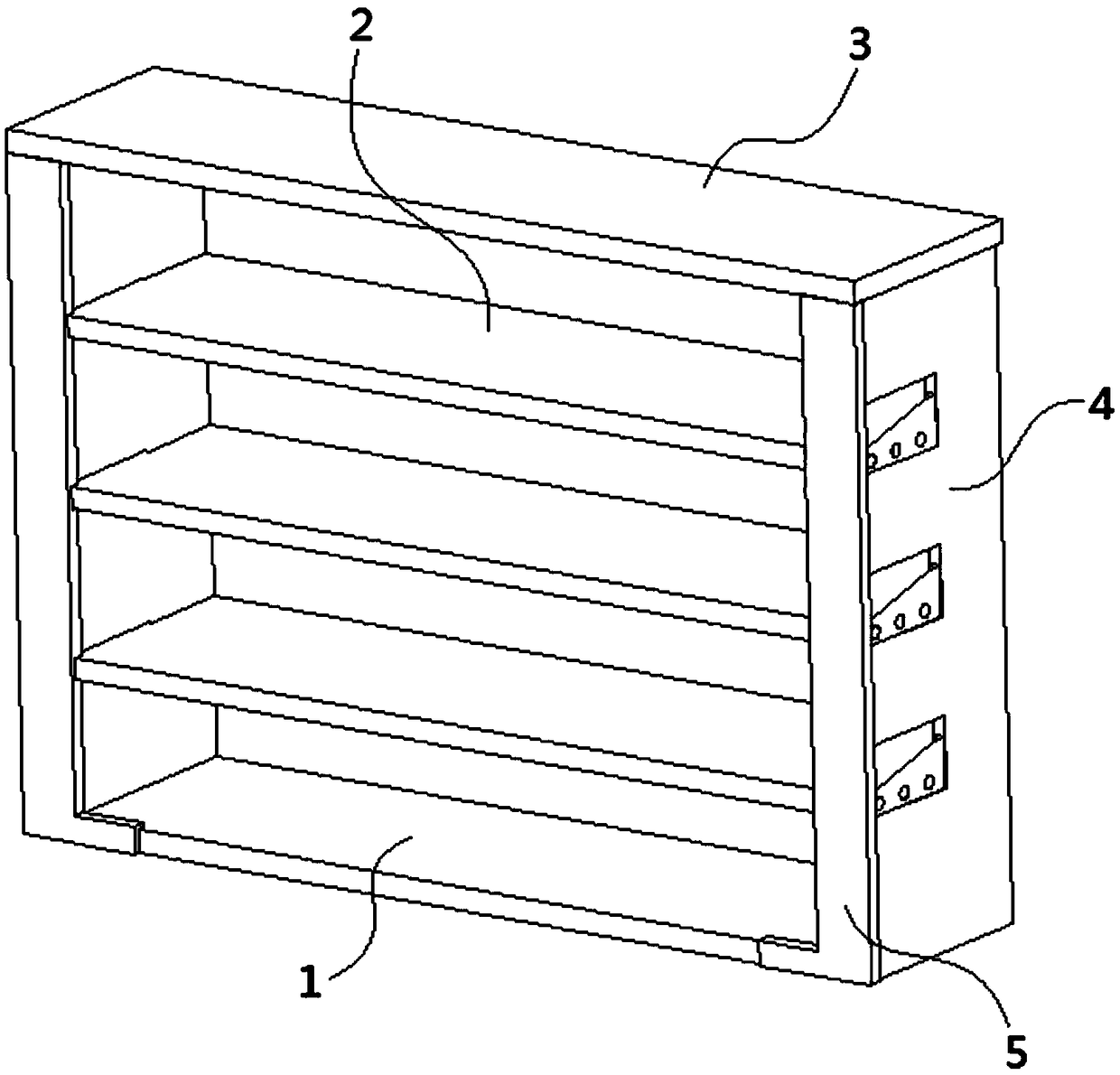 Building assembly embedded wall cabinet and assembly method thereof