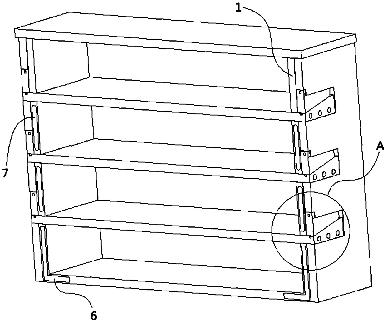 Building assembly embedded wall cabinet and assembly method thereof