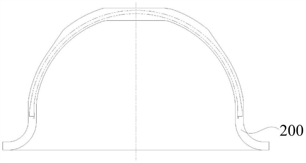 Titanium alloy thin-wall hemisphere machining method