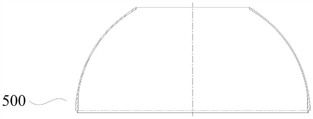 Titanium alloy thin-wall hemisphere machining method