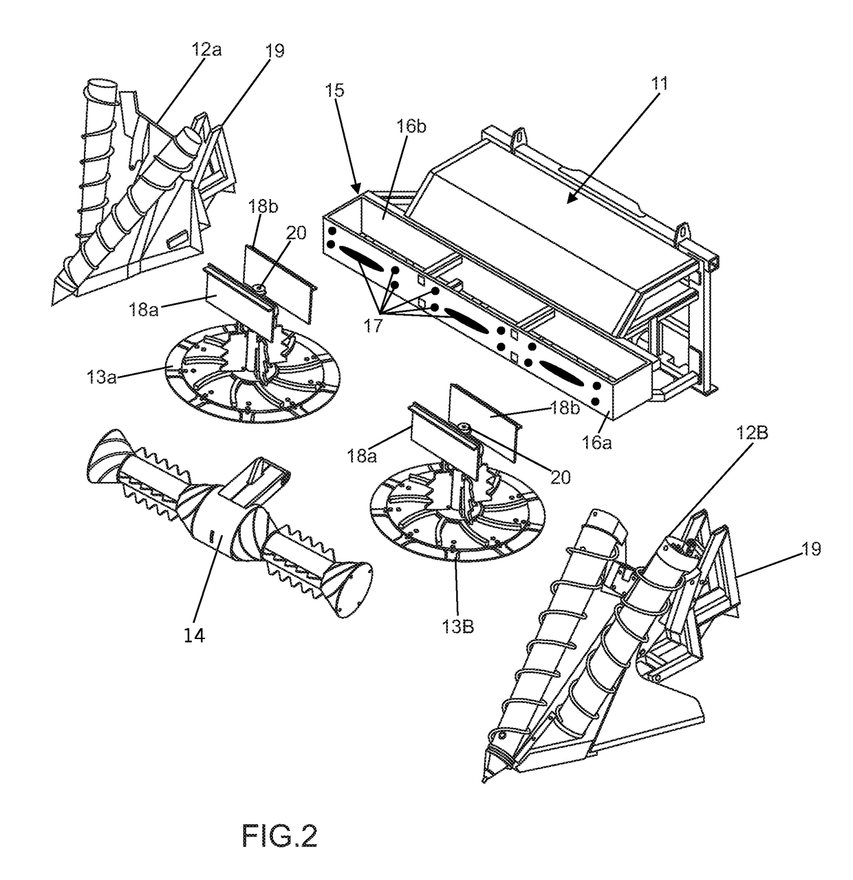 Adaptive Multi Row Header for Sugar Cane Harvester