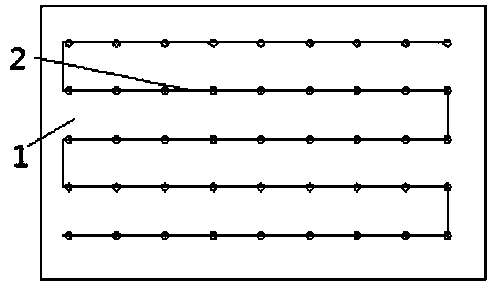 Fiber bead chain reinforced cement concrete and preparation method thereof