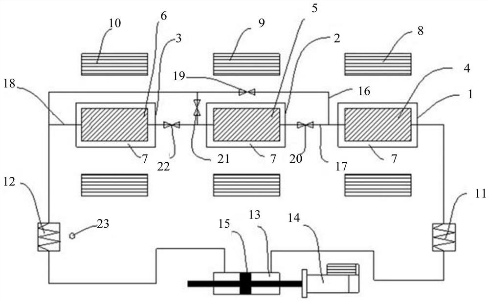 Tandem type magnetic refrigeration system