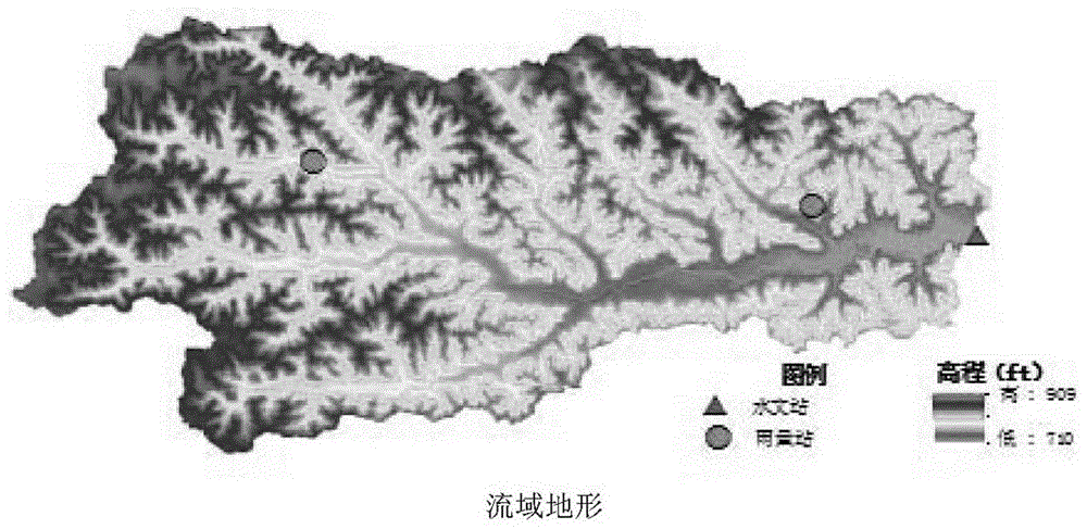 Method for constructing geomorphologic unit hydrograph distinguishing confluence speed differences of slope surface and channel