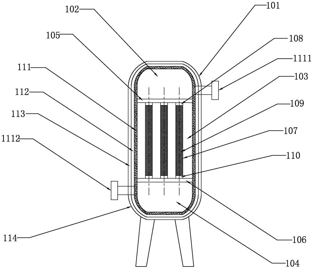 A silicon tetrafluoride rectification device and its production method