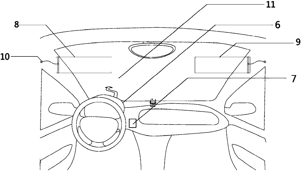 Intelligent dimming driving display device and method